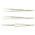 RS PRO Carbon Steel, Tweezer Set