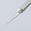 Knipex 120 mm, Stainless Steel, Smooth, Tweezer