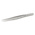 Weller Erem 120 mm, Stainless Steel, Pointed; Inside Serrated, Tweezers