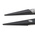ideal-tek 130 mm, Stainless Steel; Plastic Tipped, Flat; Rounded, ESD Tweezers