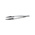 ideal-tek 130 mm, Stainless Steel; Plastic Tipped, Flat; Rounded, ESD Tweezers