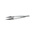 ideal-tek 130 mm, Stainless Steel; Plastic Tipped, ESD Tweezers