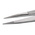 ideal-tek 120 mm, Stainless Steel, Serrated, Tweezers
