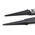 ideal-tek 130 mm, PA66/CF30 (Tip), Stainless Steel (Body), Flat; Rounded, ESD Tweezers