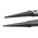 ideal-tek 130 mm, PEEK (Tip), Stainless Steel (Body), Flat; Rounded, ESD Tweezers