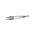 ideal-tek 130 mm, PEEK (Tip), Stainless Steel (Body), Flat; Rounded, ESD Tweezers