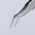 Knipex 120 mm, Stainless Steel, Smooth, Tweezer