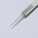 Knipex 110 mm, Stainless Steel, Smooth, Tweezer