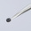 Knipex 90 mm, Stainless Steel, Smooth, Tweezer