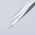 Knipex 125 mm, Stainless Steel, Carbon Fibre Reinforced Plastic, Serrated, Tweezer