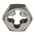RS PRO 1.5mm Pitch M10 HSS piece Die Nut