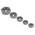 RS PRO M5 to M12 Carbon Steel 5 piece Die Nut Set