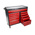 RS PRO 11 drawer Steel Wheeled Tool Chest, 985mm x 450mm x 1085mm