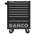 Bahco 8 drawer Stainless Steel (Top) Wheeled Tool Chest, 985mm x 677mm x 501mm