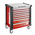 Facom 8 drawer Wheeled Tool Chest, 1005mm x 575mm x 1004mm