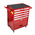 RS PRO 5 drawer Steel Wheeled Tool Chest, 860mm x 690mm x 460mm