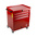 RS PRO 3 drawer Steel Wheeled Tool Chest, 830mm x 630mm x 450mm