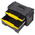Stanley 4 drawer Aluminium, Plastic Wheeled, 866mm x 348mm x 488mm