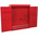 RS PRO 2 drawer Heavy Gauge Steel Wall Mount Tool Cabinet, 890mm x 225mm x 750mm