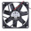 RS PRO Axial Fan, 24 V dc, DC Operation, 51m³/h, 4.6W, 100mA Max, 80 x 80 x 15mm