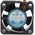 RS PRO Axial Fan, 12 V dc, DC Operation, 3.7m³/h, 1.44W, 80mA Max, 25 x 25 x 10mm