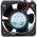 RS PRO Axial Fan, 12 V dc, DC Operation, 14.4m³/h, 1.8W, 110mA Max, IP55, 40 x 40 x 15mm