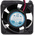 RS PRO Axial Fan, 12 V dc, DC Operation, 13.8m³/h, 1.44W, 88mA Max, IP55, 40 x 40 x 15mm