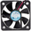RS PRO Axial Fan, 12 V dc, DC Operation, 15.3m³/h, 960mW, 80mA Max, 50 x 50 x 10mm