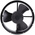 RS PRO Axial Fan, 230 V ac, AC Operation, 934.4m³/h, 33W, 140mA Max, 254 (Dia.) x 89mm