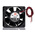 RS PRO Axial Fan, 12 V dc, DC Operation, 35.8cfm, 5.76W, 400mA Max, 60 x 60 x 25mm