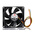RS PRO Axial Fan, 24 V dc, DC Operation, 21.7cfm, 4.608W, 200mA Max, 80 x 80 x 25mm