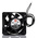 RS PRO Axial Fan, 230 V ac, AC Operation, 28.2cfm, 4.2W, 20mA Max, 60 x 60 x 25mm