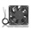 RS PRO Axial Fan, 230 V ac, AC Operation, 65.6cfm, 12W, 80 x 80 x 38mm