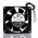 RS PRO Axial Fan, 230 V ac, AC Operation, 88.2cfm, 15.6W, 57mA Max, 92 x 92 x 38mm