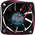 RS PRO Axial Fan, 12 V dc, DC Operation, 23.8m³/h, 1.3W, 80mA Max, 60 x 60 x 15mm