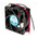 RS PRO Axial Fan, 12 V dc, DC Operation, 30.63m³/h, 1.7W, 130mA Max, 60 x 60 x 25mm