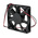 RS PRO Axial Fan, 12 V dc, DC Operation, 34m³/h, 1.1W, 90mA Max, 80 x 80 x 15mm