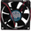RS PRO Axial Fan, 12 V dc, DC Operation, 52.7m³/h, 1.45W, 130mA Max, 80 x 80 x 25mm