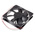 RS PRO Axial Fan, 12 V dc, DC Operation, 151.2m³/h, 5W, 370mA Max, 120 x 120 x 25mm
