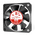 RS PRO Axial Fan, 24 V dc, DC Operation, 23.8m³/h, 1.7W, 40mA Max, 60 x 60 x 15mm