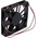 RS PRO Axial Fan, 24 V dc, DC Operation, 39.1m³/h, 2.4W, 60mA Max, 80 x 80 x 15mm
