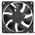 RS PRO Axial Fan, 24 V dc, DC Operation, 74.8m³/h, 2.9W, 90mA Max, 92.5 x 92.5 x 25mm