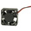 RS PRO Axial Fan, 12 V dc, DC Operation, 4.6m³/h, 840mW, 90mA Max, 25 x 25 x 10mm