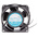 RS PRO Axial Fan, 115 V ac, AC Operation, 51m³/h, 9W, 120mA Max, 80 x 80 x 38mm