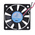 RS PRO Axial Fan, 12 V dc, DC Operation, 20.4m³/h, 1.68W, 140mA Max, 52 x 52 x 10mm