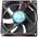 RS PRO Axial Fan, 12 V dc, DC Operation, 88.3m³/h, 2.9W, 250mA Max, 92.5 x 92.5 x 25mm