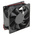 RS PRO Axial Fan, 12 V dc, DC Operation, 229.4m³/h, 16W, 1.3A Max, 92 x 92 x 38mm