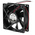 RS PRO Axial Fan, 24 V dc, DC Operation, 26cfm, 490mW, 50mA Max, 80 x 80 x 25mm