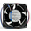 ebm-papst 8200 J Series Axial Fan, 24 V dc, DC Operation, 222.7m³/h, 37W, IP20, 80 x 80 x 38mm