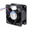 ebm-papst 600 N Series Axial Fan, 12 V dc, DC Operation, 25m³/h, 700mW, 60 x 60 x 25mm